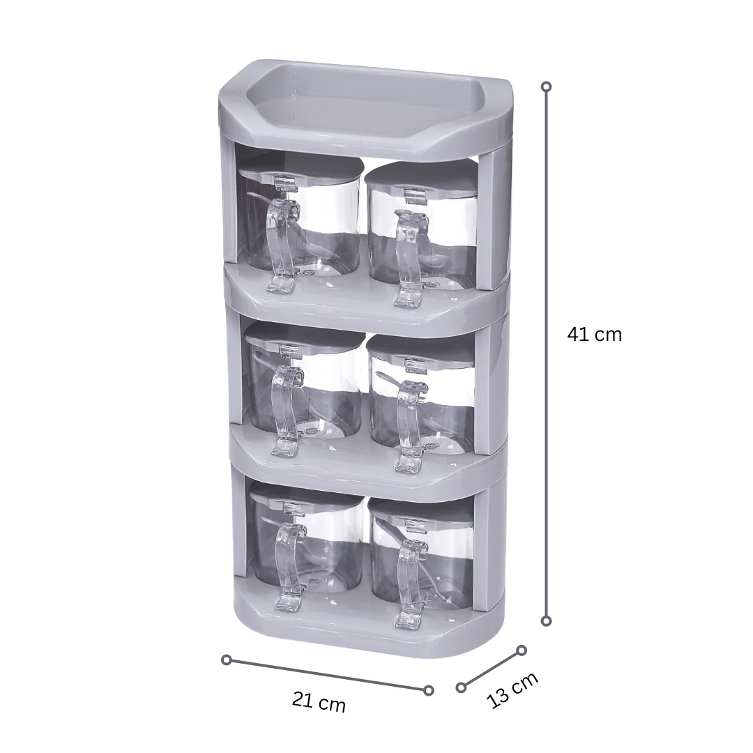 Spice Rack Storage Box 6x1