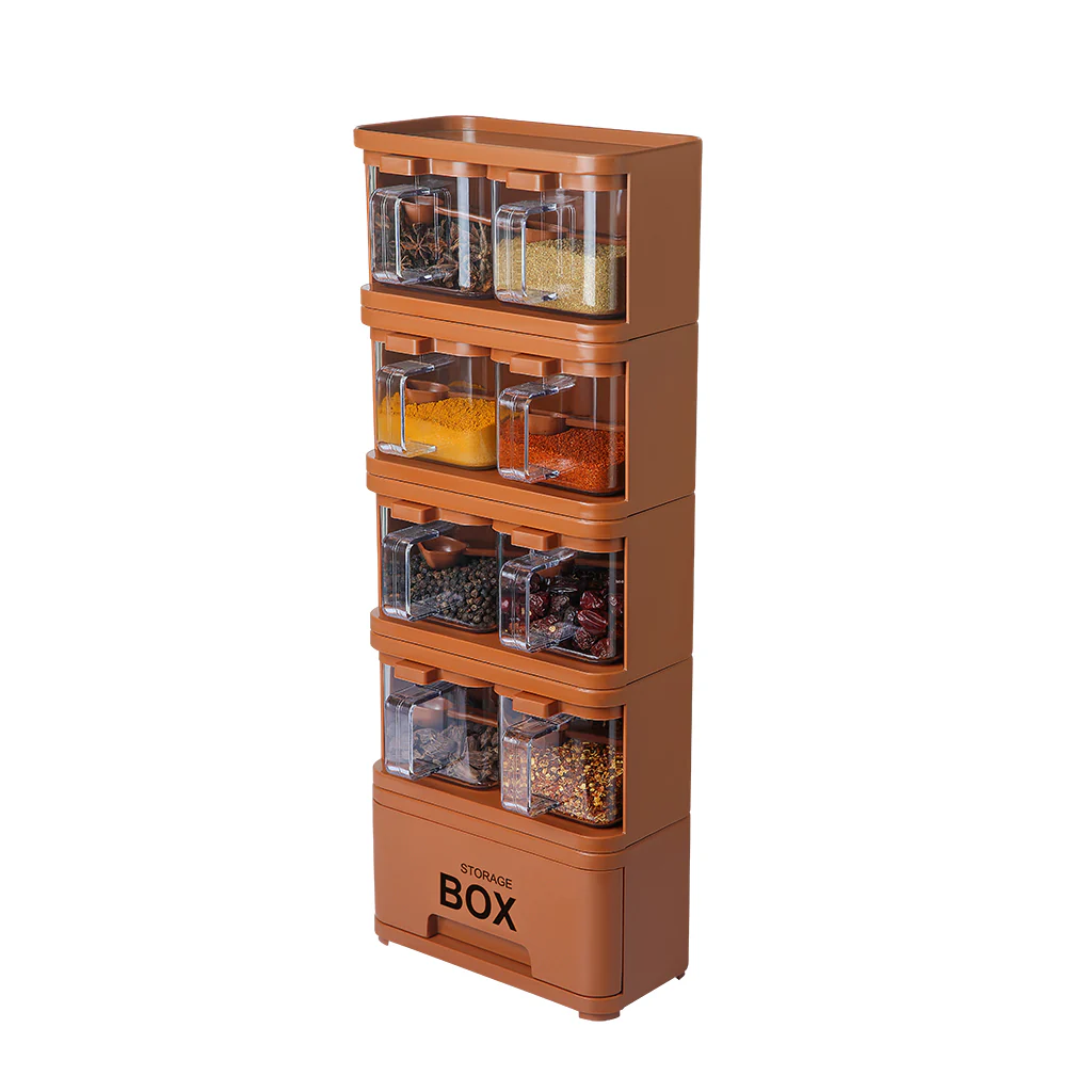 Spice Tower Rack Storage Box 8x1
