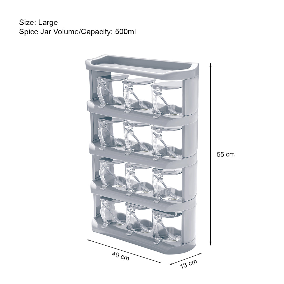 Spice Rack Storage Box 12x1