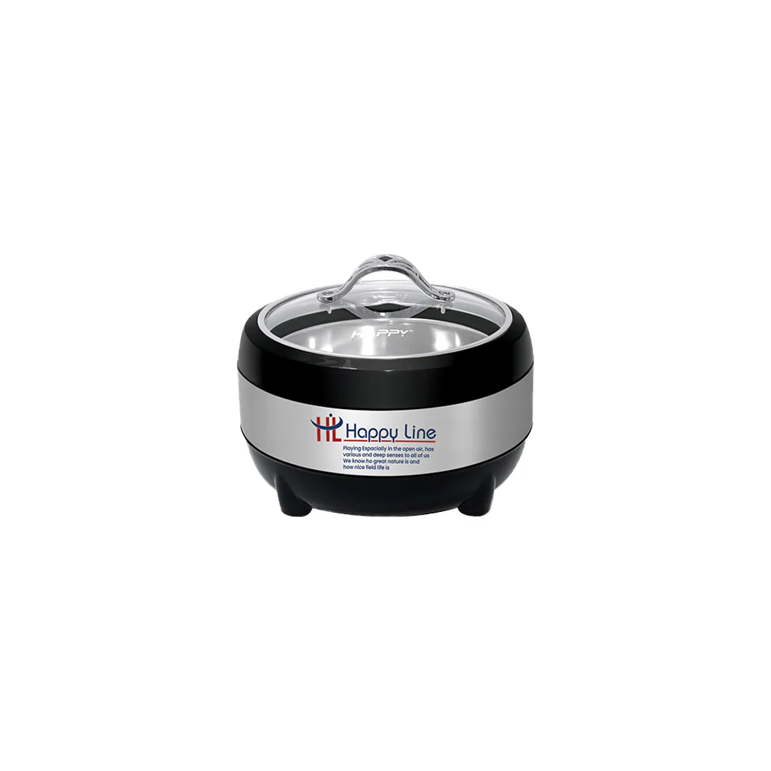 3 Pcs Casserole Hotpot Set | Steel (Glass Top)