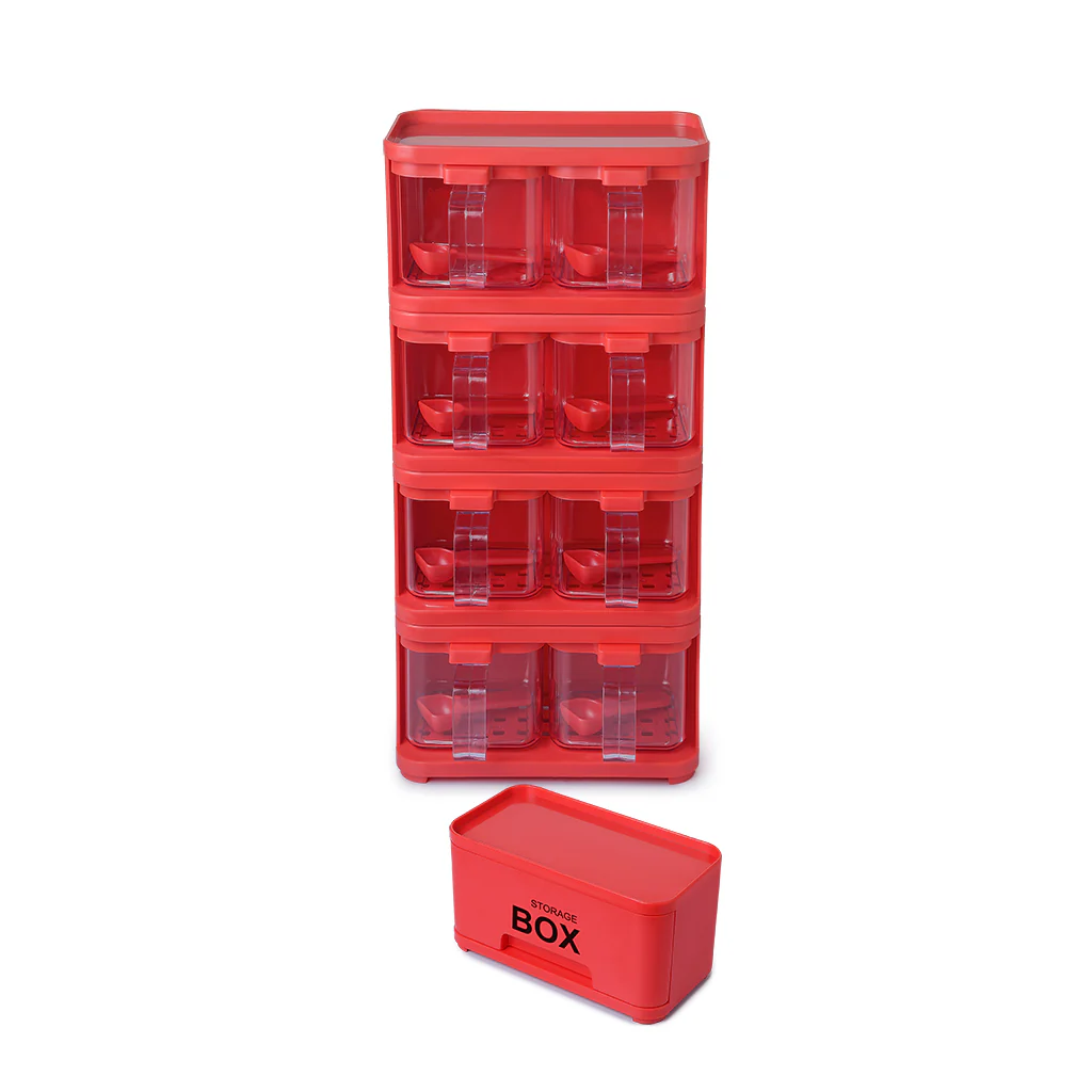 Spice Tower Rack Storage Box 8x1
