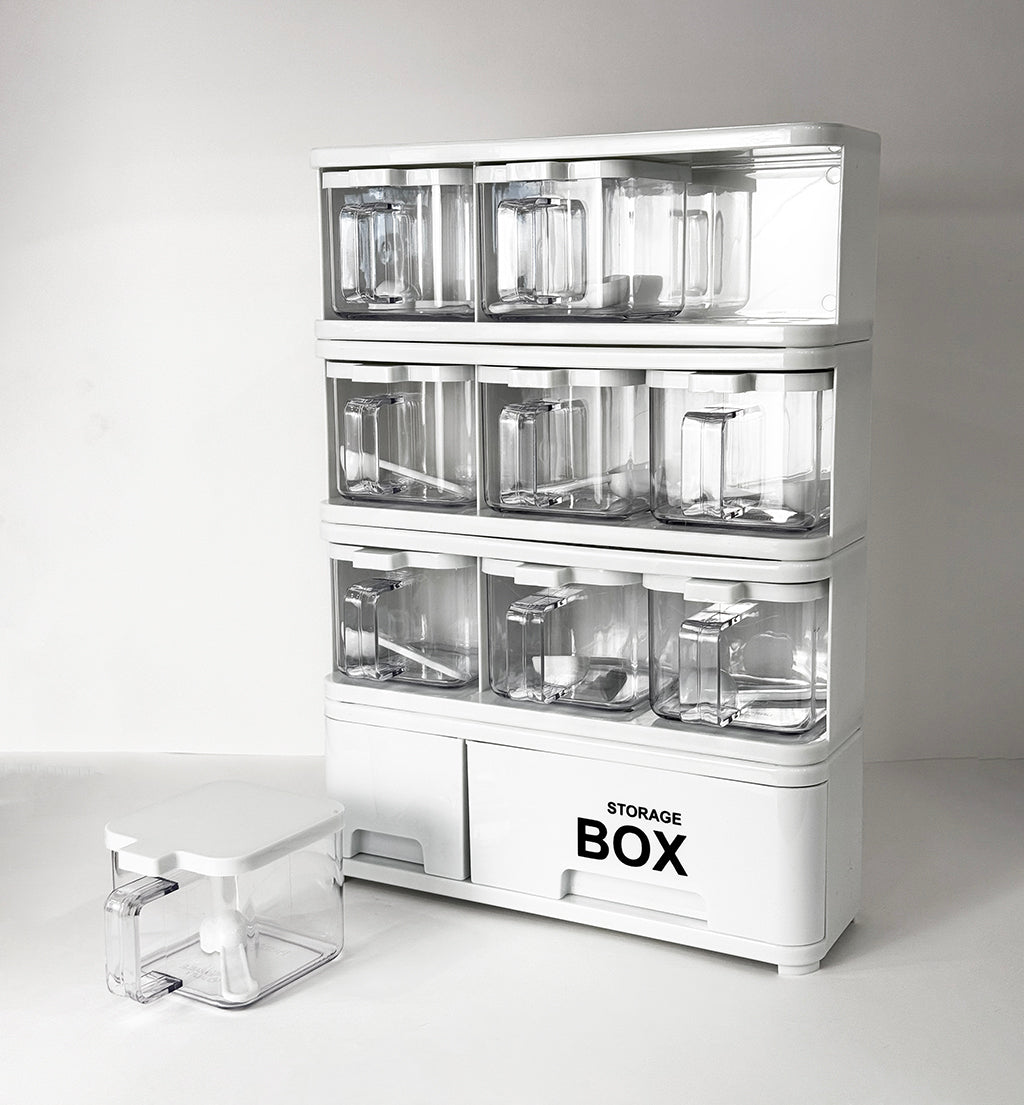 Spice Rack Storage Box 9x1
