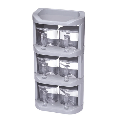 Spice Rack Storage Box 6x1