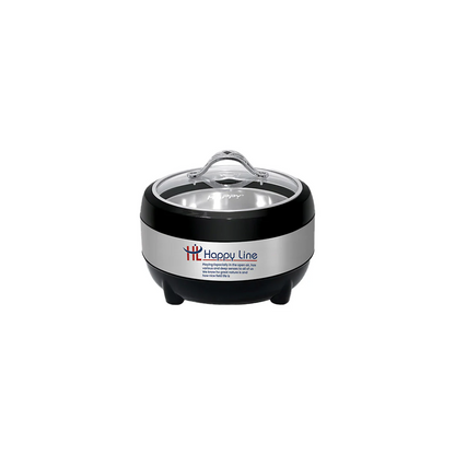3 Pcs Casserole Hotpot Set | Steel (Glass Top)