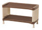 Rattan Style Shoe Rack | 2 Layer