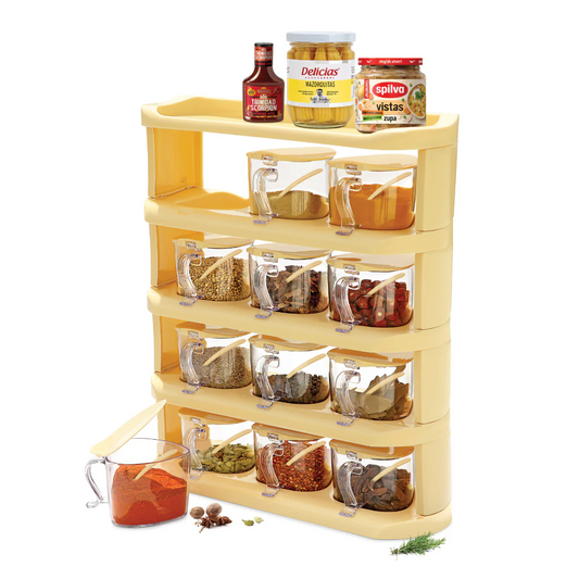 Spice Rack Storage Box 12x1